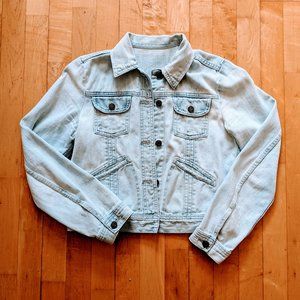 GAP Cropped Denim Jacket | Sz M